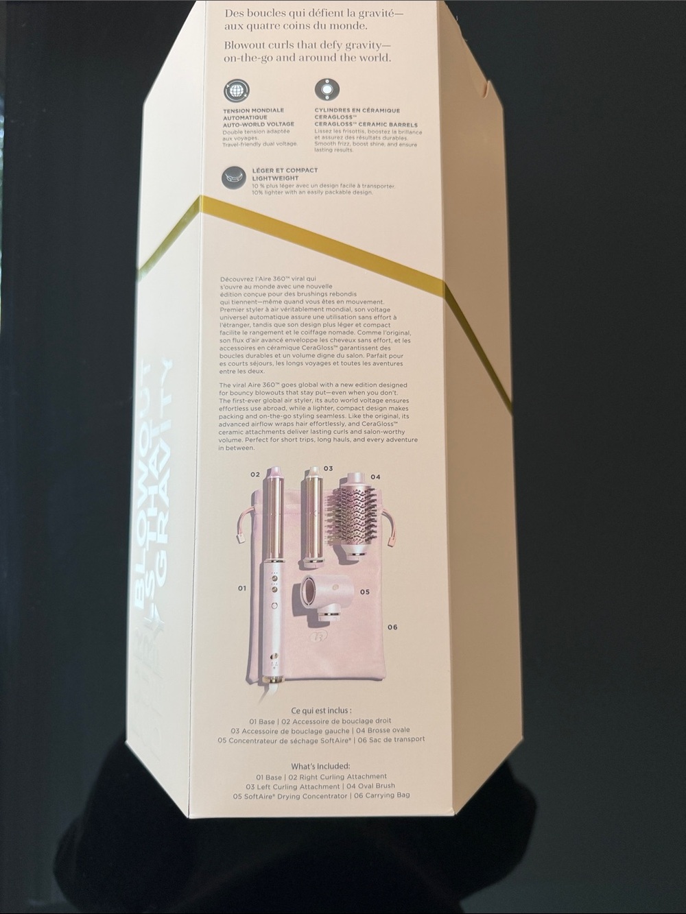 BNIB - T3 Aire 360 Dual Voltage Ceramic Air Styler - Picture 5 of 6